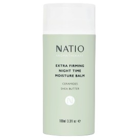 Natio Australia Aromatherapy Extra Firming Night Time Moisture Balm 100ml - Lightweight Night Cream for All Skin Types - Hyaluronate, Vitamin E, Shea Butter & Ceramides - Made in Australia