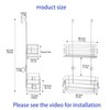 Seltomer Hanging Shower Caddy Bathroom Inside Shower Rack Shampoo Holder