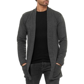 Red Bridge Men's Cardigan Jacket Long Cut - m