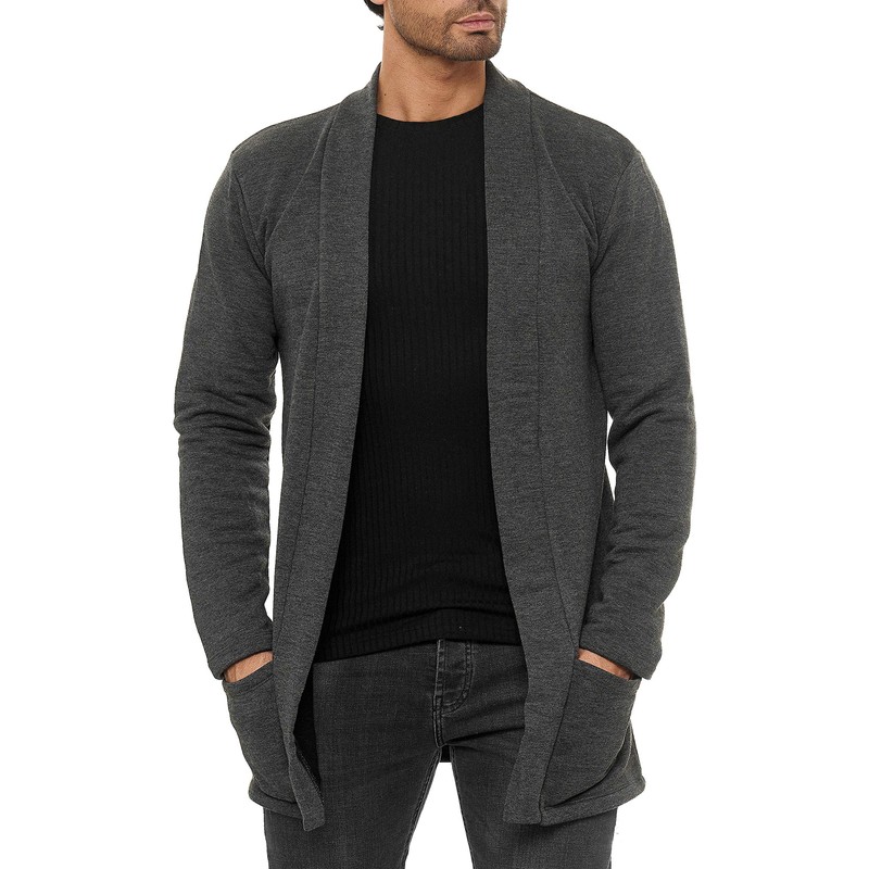 Red Bridge Men's Cardigan Jacket Long Cut - m