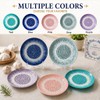 Ceramic Garlic Grater Plate Set with Rack & Cleaning Brush(Purple)