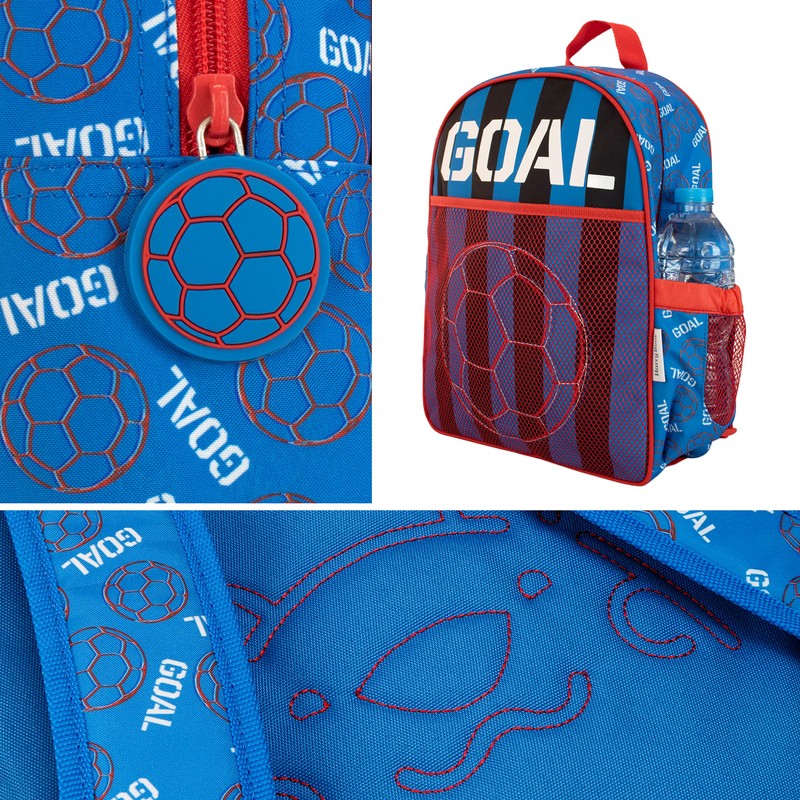 Harry Bear Boys Football Backpack Blue, blue
