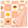 Hamamonyo Washed Towel Handkerchief, Autumn Checkered