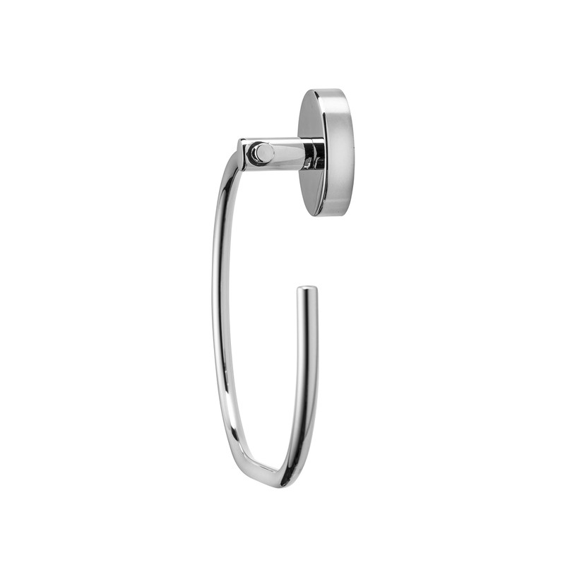 Croydex QM411541 Flexi-Fix Pendle Towel Ring, Chrome, 170 x 200