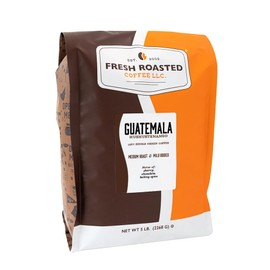 Fresh Roasted Coffee, Guatemala Huehuetenango | 5 lb (80 oz) | Single Origin | Medium Roast | Kosher | Whole Bean