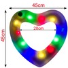 Led Heart Pool Float,Kid Pool Floats, Water Fun Beach Party