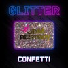 20"x96" (1.66FTx8FT) Confetti Glitter Heat Transfer Vinyl Best HTV for