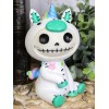 Ebros Big Furry Bones Unicorn Figurine 4"Tall Furrybones Monster White