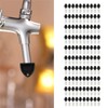100Pcs Beer Plugs Tap Brush Dustproof Multifunctional Nylon Cleaning Brush