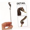 Healeved 4pcs Poker Sticks Draw Enhancer Tool Brass Poker Dredge