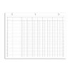 BookFactory 8 Column Ledger Pad/Account Columns Notepad/Accounting Notepads (Eight Columns