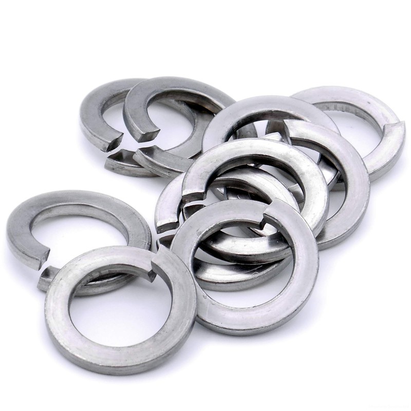 M5 (5mm) Rectangular Spring Split Lock Washer - Stainless Steel