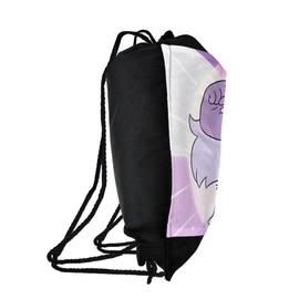 LOGOVISION Steven Universe Amethyst Drawstring Backpack Sports Bag Sackpack 17" x 13", Perfect for Gym, Yoga or Practice