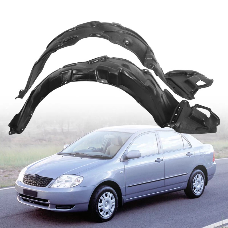 ZXMT Fender Liner Set For 2003-2008 Toyota Corolla Front Left