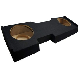 American Sound Connection Compatible with 2014-2018 GMC Sierra Crew Cab Truck Dual 12" Sub Box Subwoofer Enclosure