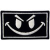 Bad Smile Smiling Face Tactical Morale Patch Embroidered Glow In