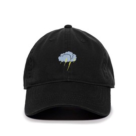 Tech Design Storm Cloud Baseball Cap Embroidered Cotton Adjustable Dad Hat