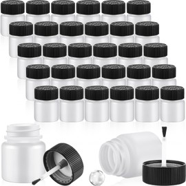 Maxcheck 180 Pcs Empty Touch Up Paint Bottles Container 1oz 30ml Reusable Small Paint Bottles with Brush Applicator and Mixing Ball for Fix Chips Scratches Auto Car