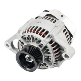 PHILTOP Alternator Compatible with Dodge Ram 1500 2001, Ram 1500 Van 01-03, Ram 2500 2001 5.9L, Ram 3500 Van 01-02 5.9L, Dakota 01-03 3.9L Replace 13910N 12V 117Amp CW S7 7-Groove Pulley