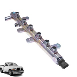 TJHSM Fuel Rail with Sensor Replacement for Ram 6.7L 2007-2012 Diesel 0445226044 4937282