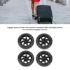 4Pcs Luggage Wheel Suitcase Wheels Universal Wheel Caster Wheel PVC