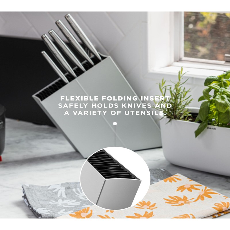 EVA SOLO | Angled Aluminum Knife Stand | Holds up