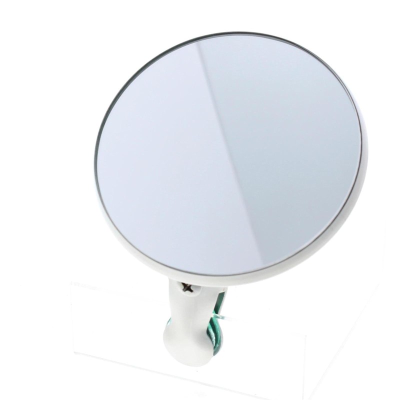 Clamp-On Stainless Window Wind Wing Rear View Mirror, 3.5 Inch