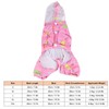 Pet Reflective Raincoat Legs Covered Cute Waterproof Skin Friendly Dog