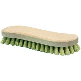 Bürstenmann Mypren Fibre Scrubbing Brush with Timber Body, S-Shape