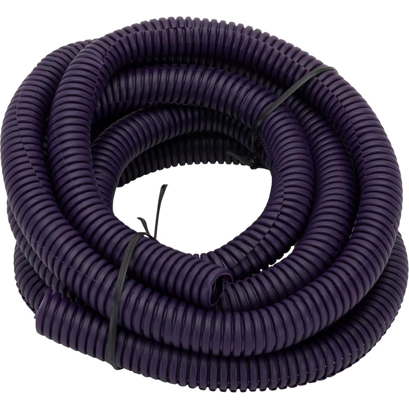 Split Wire Loom Conduit Tubing, 1/2 Inch Diameter, 8 Ft.