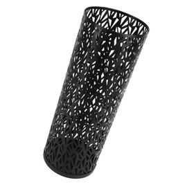Metal Umbrella Holder Stand, Hollow Design, Resistant, Compact, for Entryway, Office, Home (S)