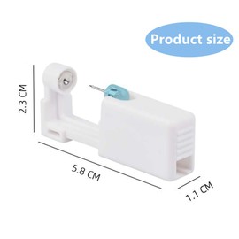 Ear Piercing Gun Kit, Safety Ear Piercing Kit 10 Pack, CuiCanfla Self Ear Piercing Gun Ear Piercing Kit No Pain Safety Ear Piercing Gun Kit Tool with Earring Studs