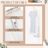 Chunful 60" Clear Garment Bags for Hanging Clothes 4-Pack Dust-Proof
