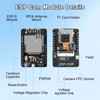 QIQIAZI ESP-CAM Module, ESP-32 USB-C for ESP32-CAM Development Board, ESP-CAM-MB
