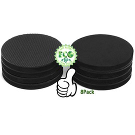 Non-Slip Furniture Pads Anti Slip Protection Rubber Foam Pads for Hardwood Floors Couch Furniture Stoppers to Prevent Sliding Protectors Reinforced Weight Capacity and Extremely Durable(3.5”, 8Pcs)