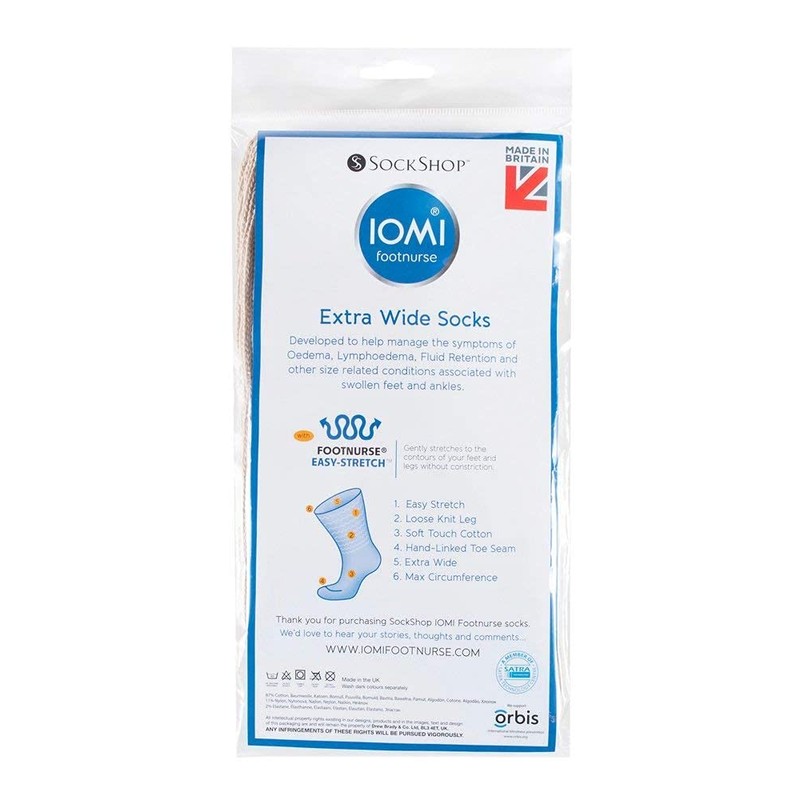 IOMI Footnurse | SockShop | Extra Wide Oedema Socks |