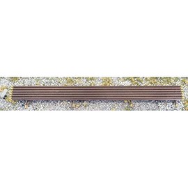 Green Max N Gauge Plastic Material Rails, Brown, Pack of 10, 2198 Model Railroad Supplies