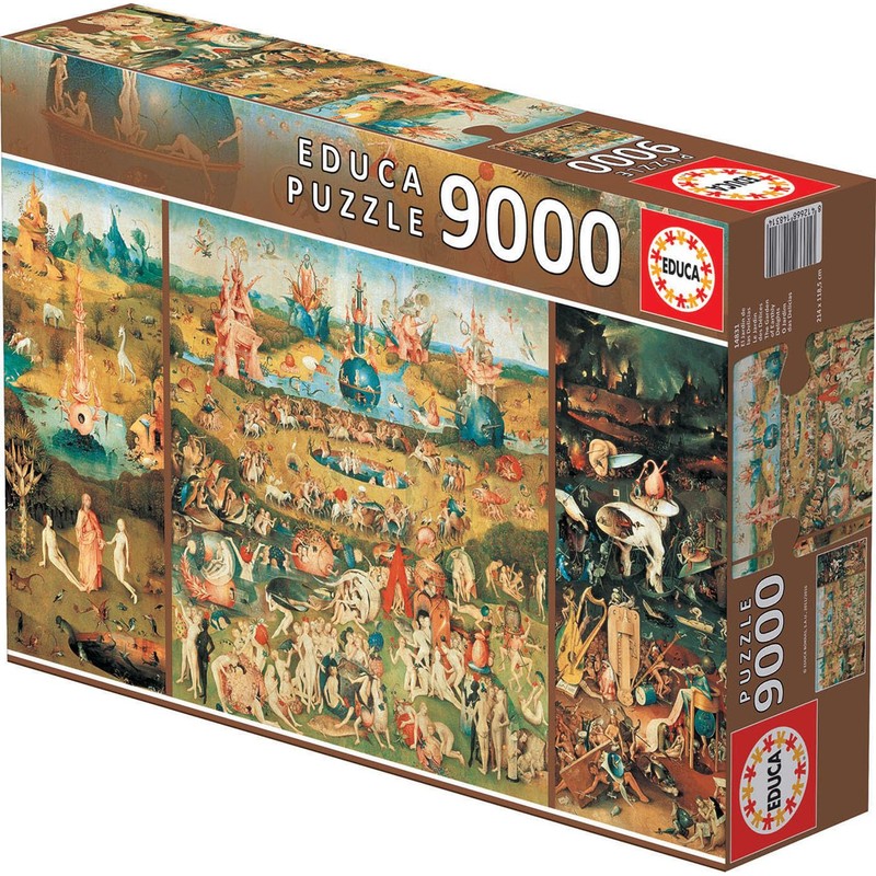 Educa 9,000 Piece Puzzle - The Garden of Earthly Delights