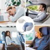 Travel Neck Pillow, Adjustable Buckle, Compact and Easy to Store,