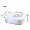 RUIAN 7.5L Airtight Pet Food Storage Container Stainless Steel with