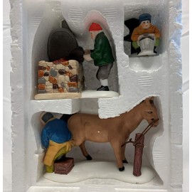 Department 56 "Blacksmith" Set of 3-RETIRED