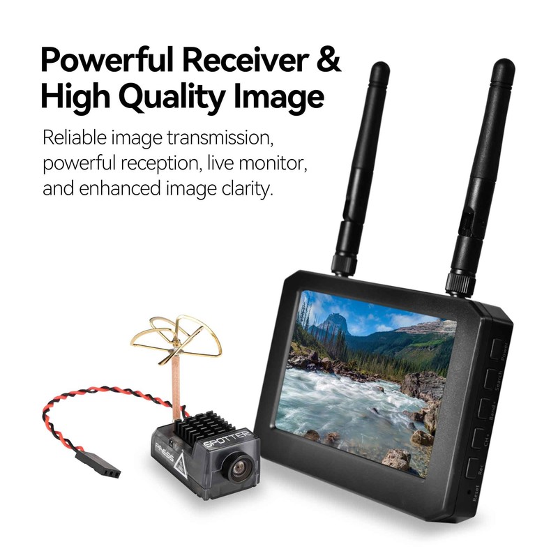 RunCam Spotter V2 FPV Camera and Transmitter,5.8G Micro FPV AIO
