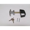 Shed Windows and More T-handle Lock Set 6-1/2" Chrome Shed