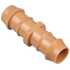 Kepmix Drip Irrigation Barbed Coupling Fittings: 20 Pieces 1/2 Inch Drip Line Coupler Connectors for 1/2" Drip Irrigation Tubing Irrigation System Replacement Parts for Sprinkler Systems