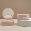 Feilguee 1PCS Portable Powder Compact Case Leak-free Reusable Plastic Powder