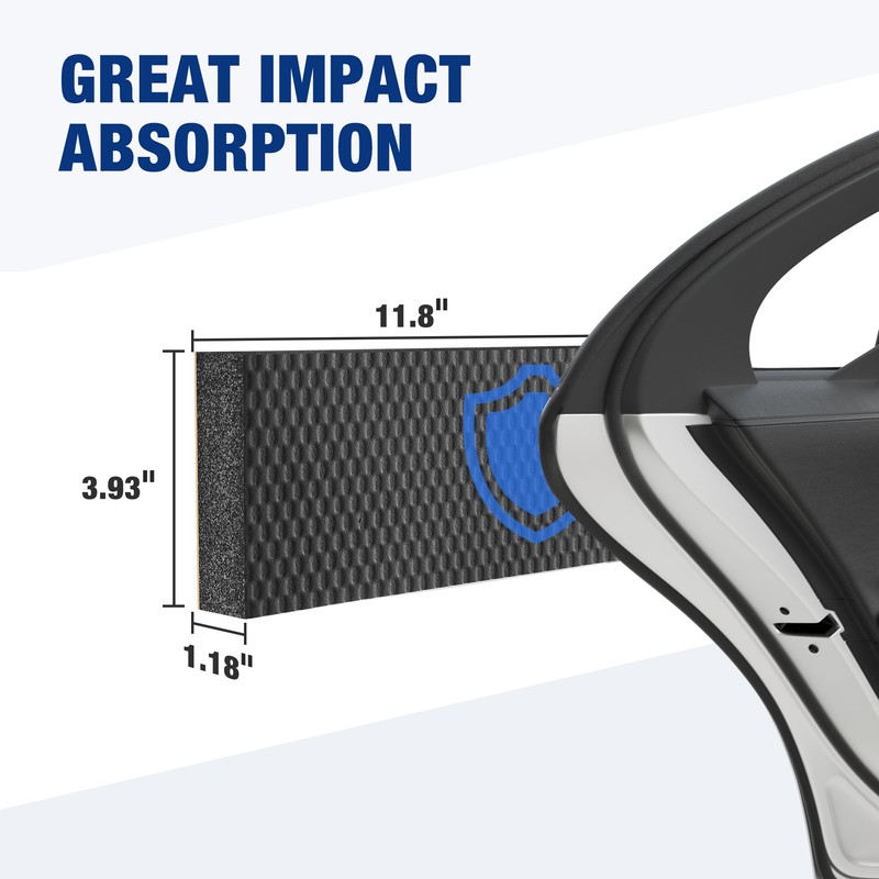 WORKPRO Garage Car Door Protector, 2 Pack Garage Wall Protector
