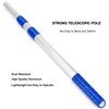 Evob Pool Skimmer Net with Adjustable 17-40" Telescopic Pole -