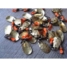 Northland Thumper Spin Blades With Swivel Slips Lot of 30 B1