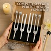 Tuning Forks Set for Healing – 128Hz 256Hz 384Hz Weighted