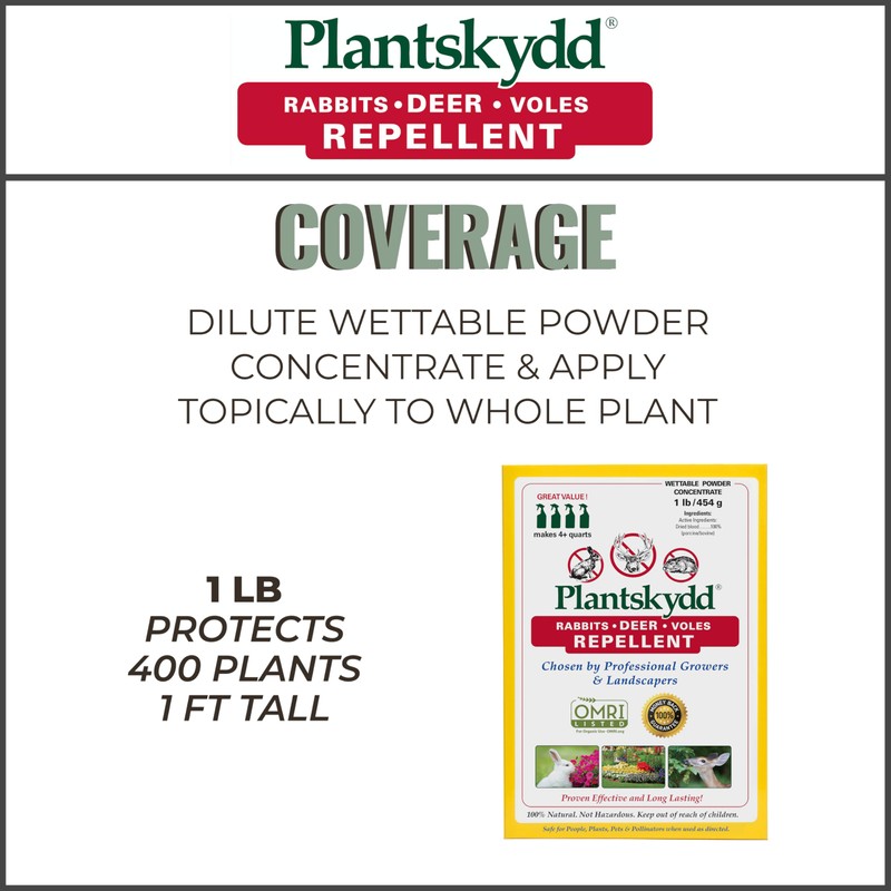 Plantskydd Animal Repellent - Repels Deer, Rabbits, Elk, Moose, Hares,